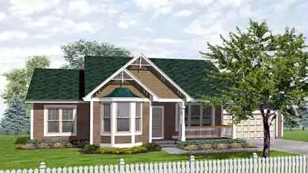 image of 1001 - 1500 square feet house plan 1661